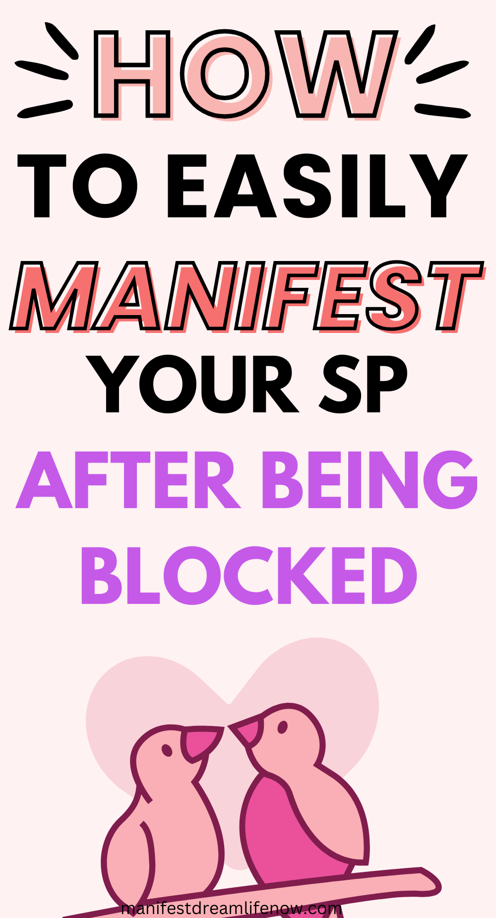how to manifest an sp after being blocked
