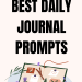best daily journal prompts