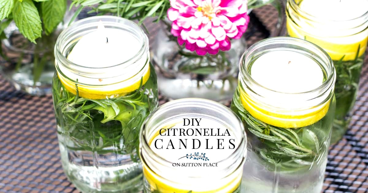 Image for DIY Citronella Candles with Herbs