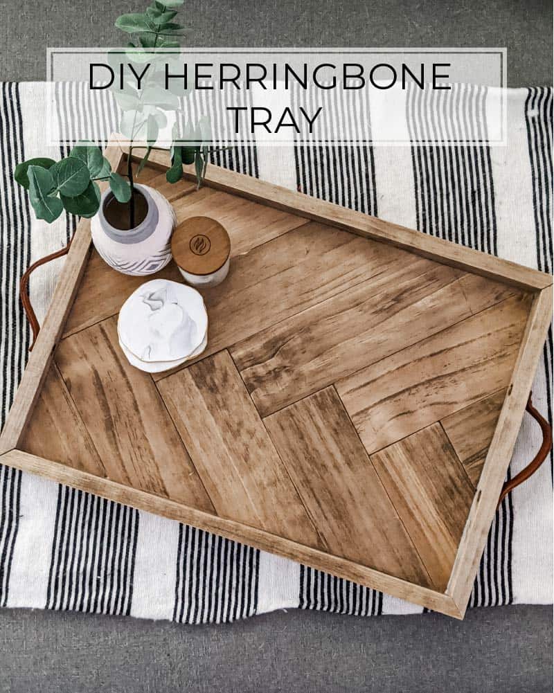 Image for DIY Wooden Herringbone Tray