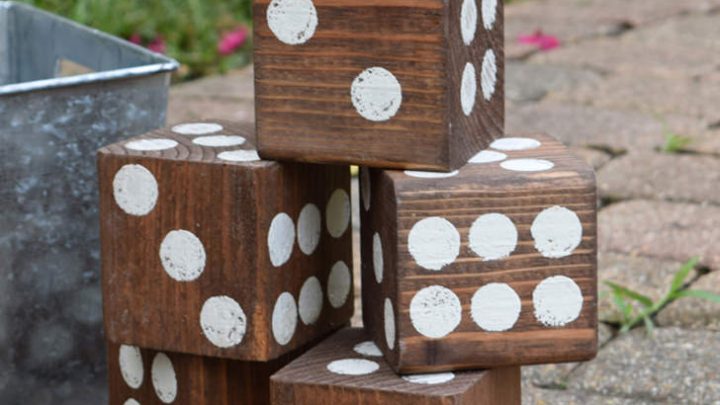 Image for Homemade Wooden Lawn Dice Game