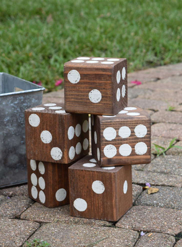 Image for Homemade Wooden Lawn Dice Game