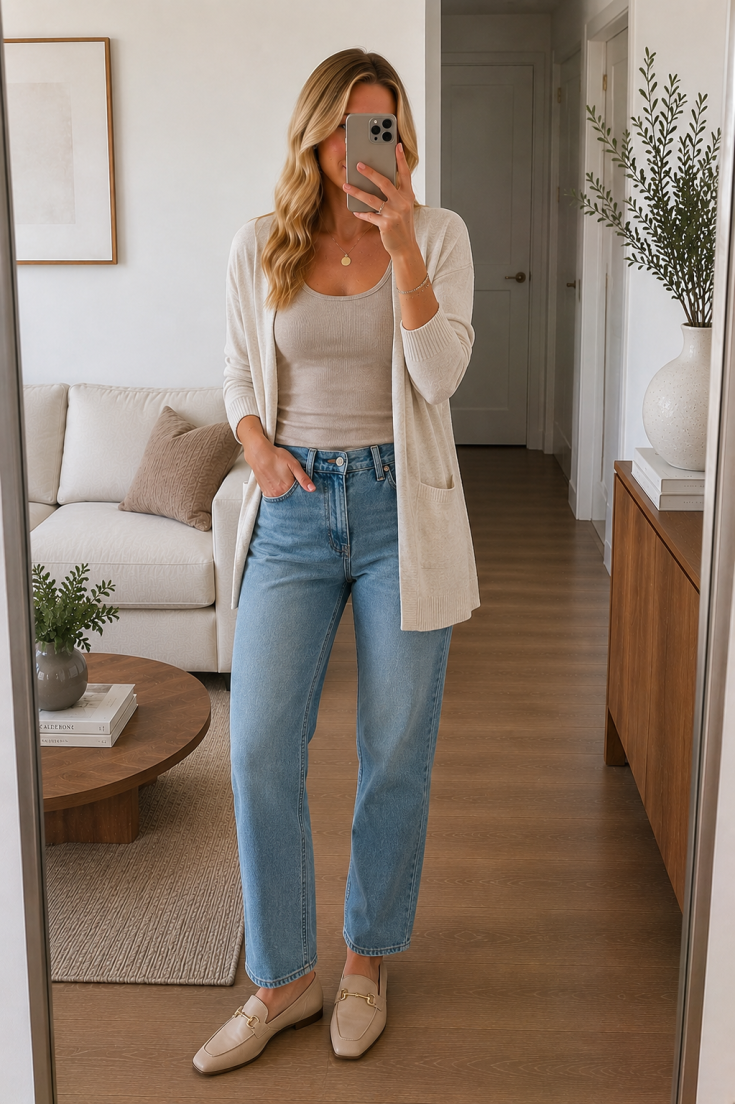 cool mom outfit