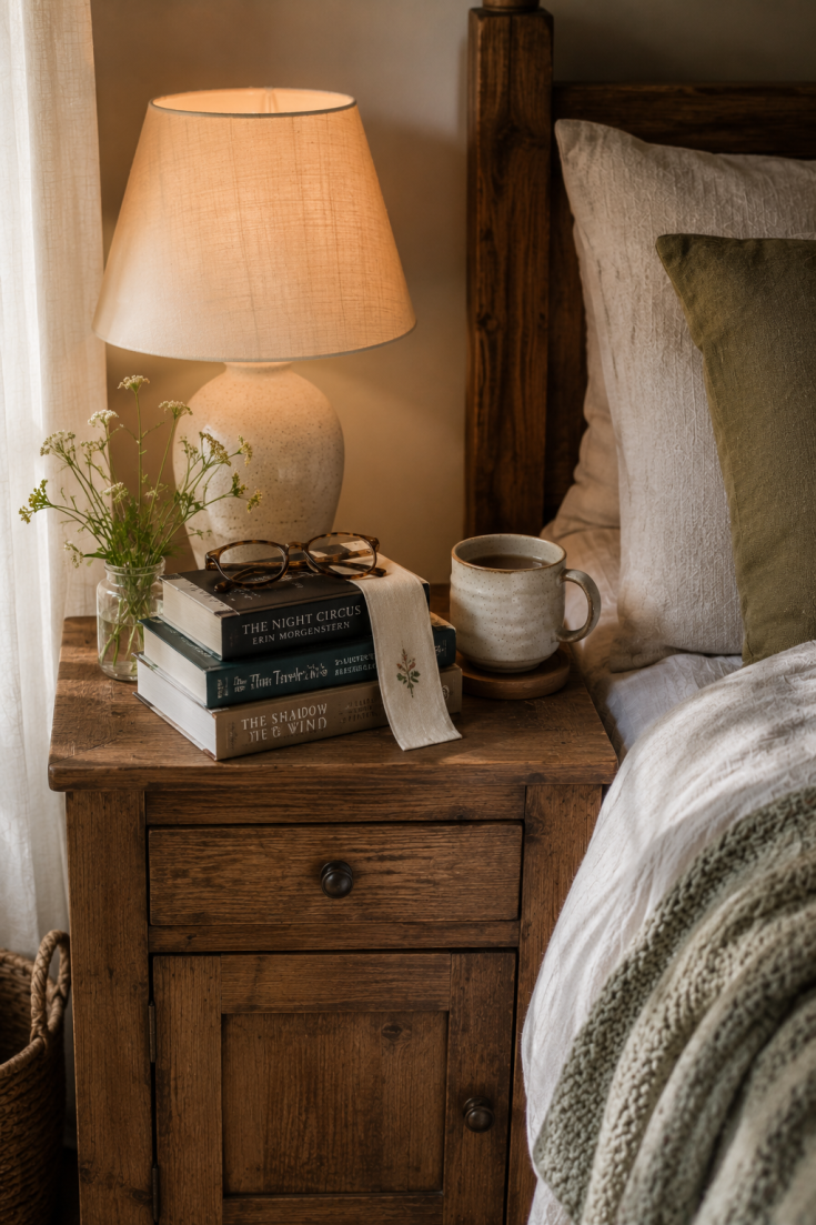 Cozy Reading Corner Nightstand