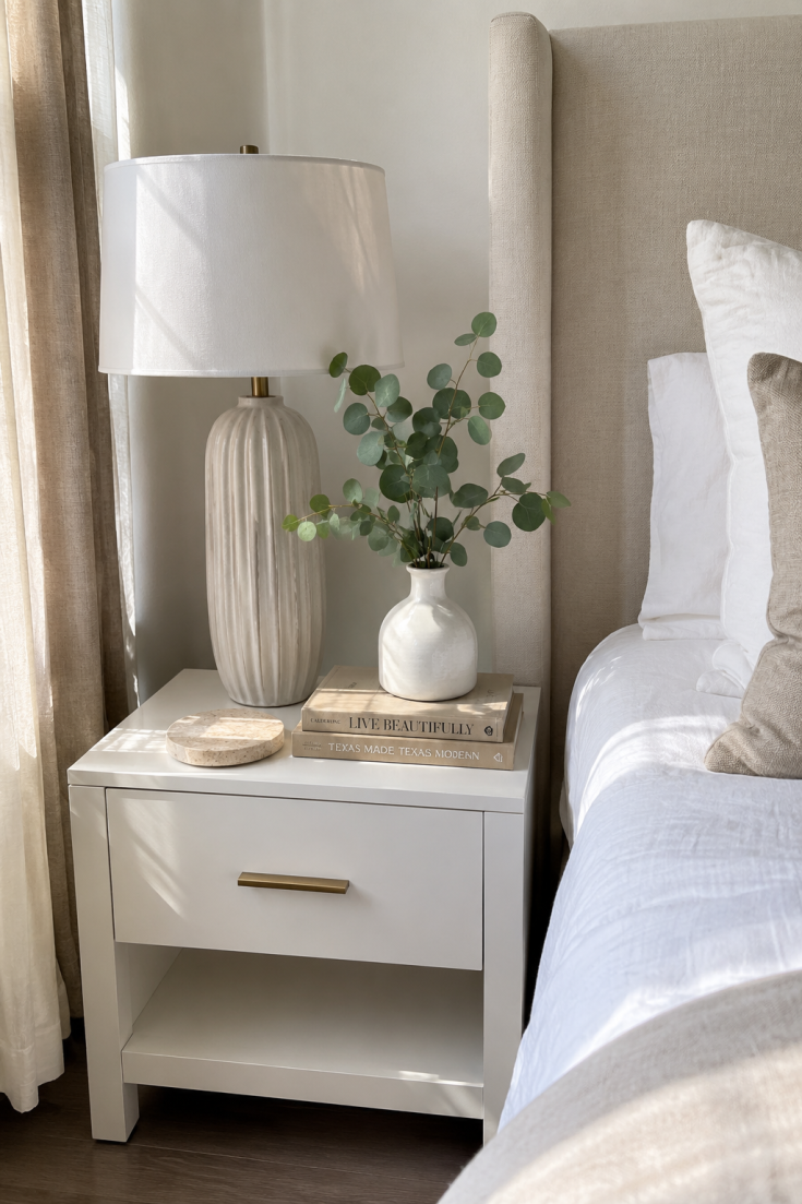 Minimalist White Nightstand